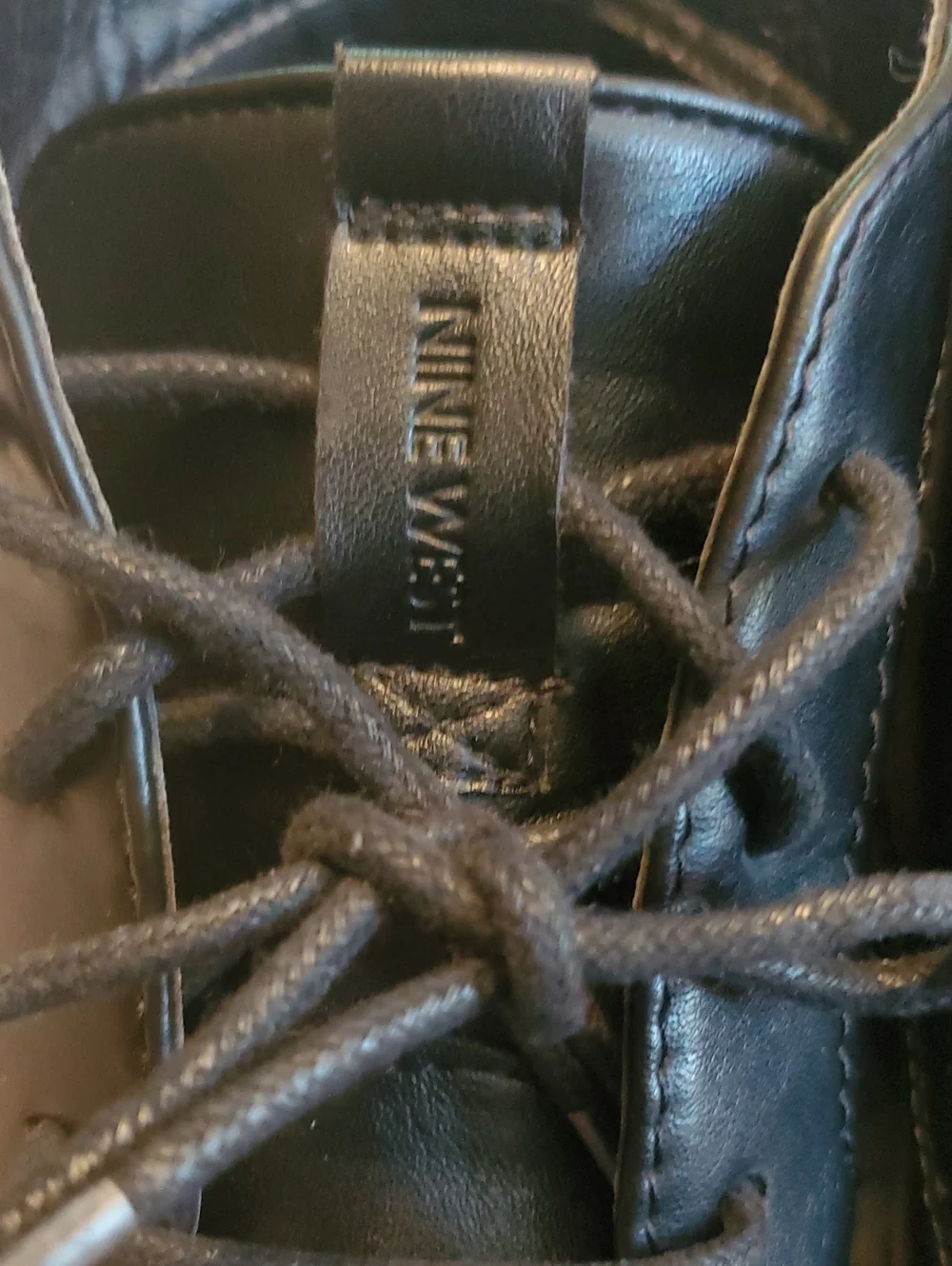 Nine West Men's Neilton Chukka Boots - Black Faux Leather - Size 9.5
